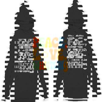 Whittler 60s 70s Hippie Retro Peace Love Whittling Unisex Hoodie | Mazezy