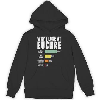 Why I Lose At Euchre Hoodie - Thegiftio UK