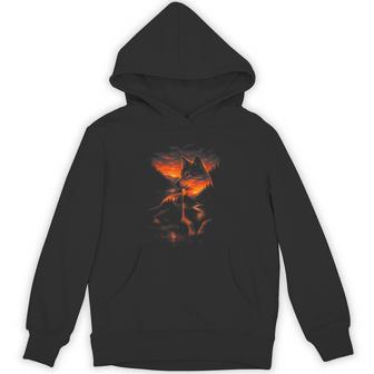 Wolf In Nature Forest Mountains Adventure Hoodie | Seseable UK