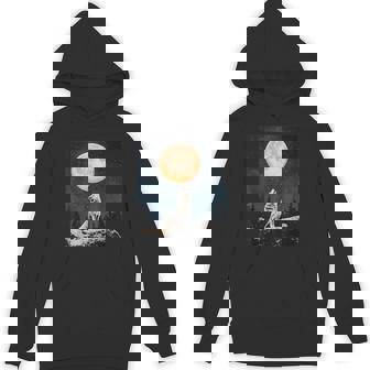 Wolf Wolves Moon Starry Night Graphic Hoodie - Monsterry