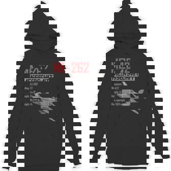 World War 2 German Aircraft ME 262 Fighter Jet Unisex Hoodie | Mazezy