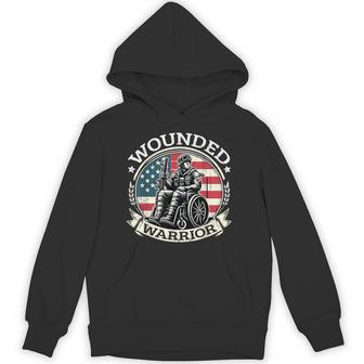 Wounded Warrior American Hero Veteran Military Support Hoodie - Thegiftio UK