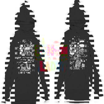 Xmas Cafeteria Worker Christmas School Lunch Lady Christmas Hoodie - Monsterry