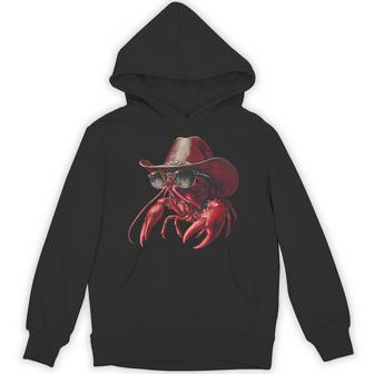 Yee Claw Cowboy Lobster Western Country Crawfish Cajun Hoodie - Monsterry
