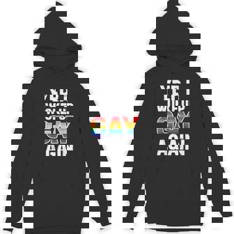 Yep I Woke Up Gay Again LGBT Unisex Hoodie | Mazezy