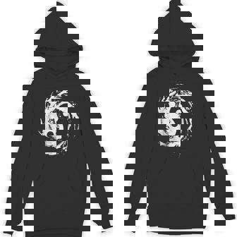 Ying Yang Flowtate 瞑想 水彩画 太極拳 メンズ レディース パーカー - Kawaiitshirt