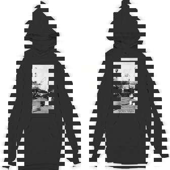 Yokohama Yamashita Pier 1966年3月 モノクローム写真 パーカー - Kawaiitshirt