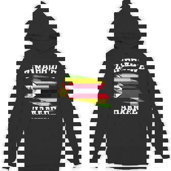 Zimbabwe Flag Harare Vacation Athletes Africa Souvenirs Tank Top Unisex Hoodie | Mazezy