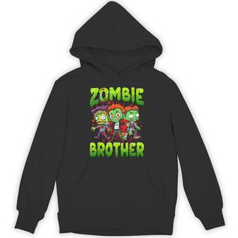 Zombie Brother Halloween Costume Family Matching Hoodie - Thegiftio UK