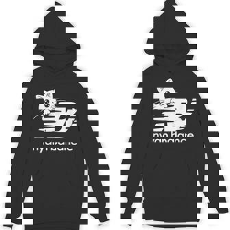 「Nyan Balance」ニャンバランス グラフィック かわいい ねこ パーカー - Kawaiitshirt