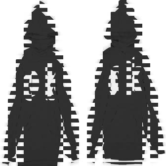 「Ok」面白い デザイン 語録 ネタ おもしろ 漢字 Ok パーカー - Kawaiitshirt