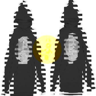 うさぎ星人 On The Yellow Moon パーカー - Kawaiitshirt