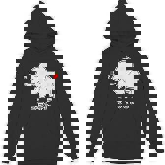 ぞうさん 象（りんご うれしいな I タイプ）【どうぶつフレンズ】面白 動物 イラスト パーカー - Kawaiitshirt