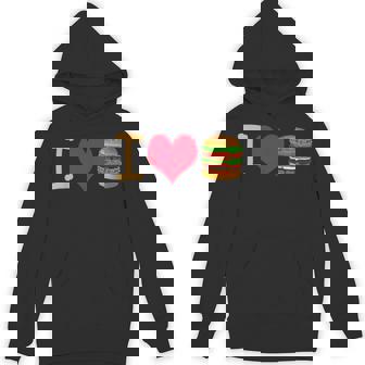 アイ・ラブ・デラックス・ハンバーガー パーカー - Kawaiitshirt