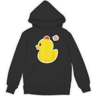 アヒル隊長ビッグプリント（横向き） パーカー - Kawaiitshirt