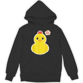 アヒル隊長ビッグプリント（正面） パーカー - Kawaiitshirt