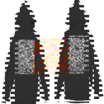 アメリカンキルト カラフル パッチワーク キルティング キルター ソーイング パーカー - Kawaiitshirt