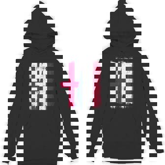 イングランド オランダ ハーフフラッグ イングリッシュ オランダ遺産 長袖tシャツ パーカー - Kawaiitshirt