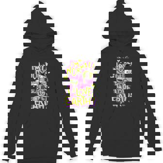 インベーダージムアイムノーマルアイラブアースデイ パーカー - Kawaiitshirt