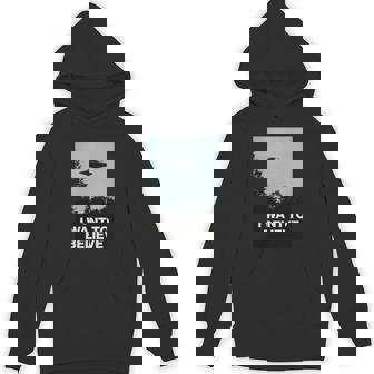 エイリアンufoアパレル「I Want To Believe」 長袖tシャツ パーカー - Kawaiitshirt