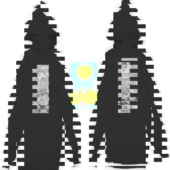オリジナルのrider Waite Deckのムーンヴィンテージタロットカード。 長袖tシャツ パーカー - Kawaiitshirt