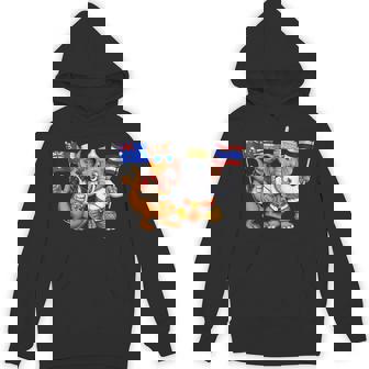 オーストラリア カンガルー タイ 象 オーストラリアの旗 タイの遺産 誇り オーストラリア タイ 愛国者 オーストラリア パーカー - Kawaiitshirt