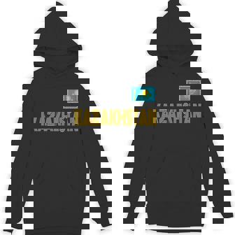 カザフスタン、カザフスタンの国旗、カザフスタンの国旗 長袖tシャツ パーカー - Kawaiitshirt