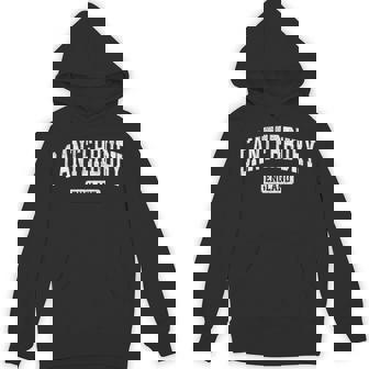 カンタベリー イングランド ヴィンテージ スポーツ デザイン 長袖tシャツ パーカー - Kawaiitshirt