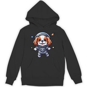 キャバリアキング チャールズ・スパニエル 宇宙飛行士 ファニードッグ 宇宙服 パーカー - Kawaiitshirt