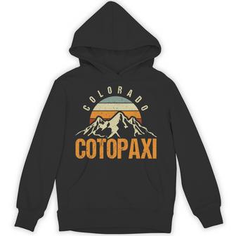 コロラド コトパクシ ヴィンテージ 山岳 ハイキング 野生動物 コロラド 長袖tシャツ パーカー - Kawaiitshirt