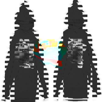 コンテナ輸送機船 パーカー - Kawaiitshirt