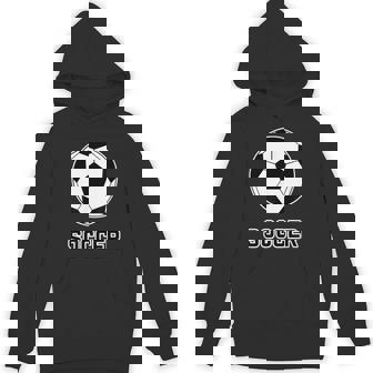 サッカー（サッカー部）Soccer 部活 クラブ【サッカーボール】スポーツ フットボール グッズ ウェア イラスト パーカー - Kawaiitshirt