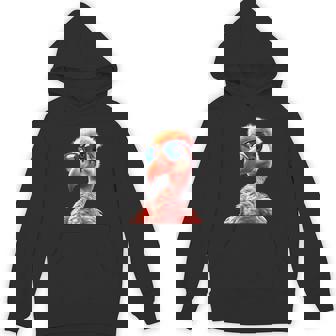 サングラスをかけたフラミンゴ フラミンゴが大好き かわいいフラミンゴ パーカー - Kawaiitshirt