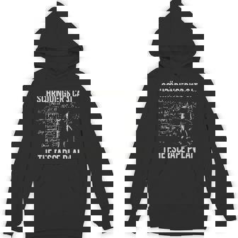 シュレーディンガーの猫 脱出計画 物理ジョーク 長袖tシャツ パーカー - Kawaiitshirt