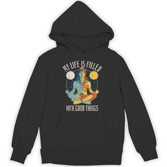 シヴァ。私の人生は良いことでいっぱいです。禅。ヨガ。 パーカー - Kawaiitshirt