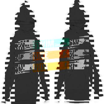 スイム・バイク・ラン トライアスロン選手 アスリート スポーツ トライアスロン パーカー - Kawaiitshirt