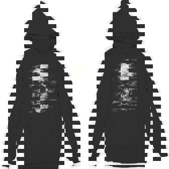 スカルアートグラフィックテキストモチーフドクロ パーカー - Kawaiitshirt