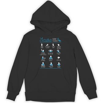 スキューバハンドシグナル チーム 面白いダイバーサイン ダイビングインストラクター パーカー - Kawaiitshirt