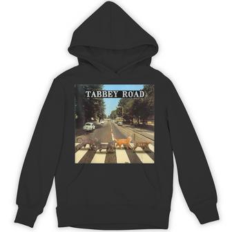 タビーロードクールタビーキャッツクロッシング パーカー - Kawaiitshirt