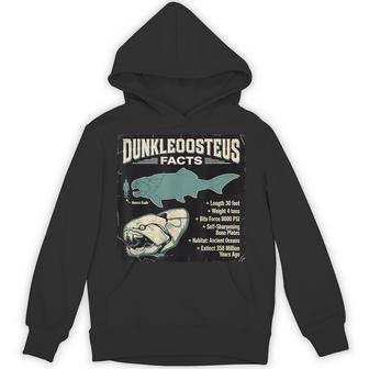 ダンクルオステウス Dunkleosteus Facts 古代魚 恐竜 海洋 生物 学習 図解 パーカー - Kawaiitshirt