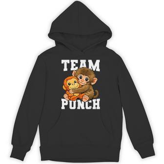チームパンチ 放棄された猿 パンチくん ベイビーマカク パーカー - Kawaiitshirt