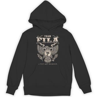 チーム・フィラ・ライフタイム・メンバー-フィラ・ネーム パーカー - Kawaiitshirt