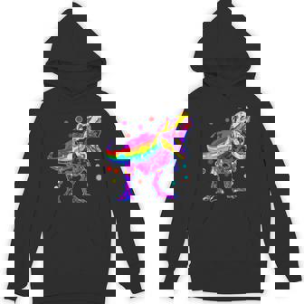 ティラノサウルス レックス 虹色 恐竜 恋人 デザイン パーカー - Kawaiitshirt