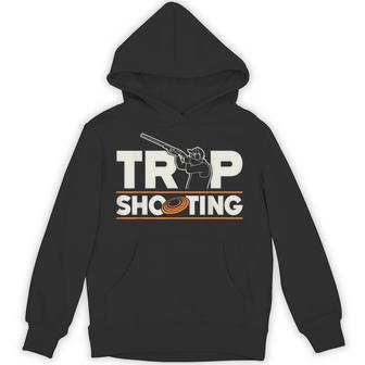 トラップ射撃 ピジョン ショットガン からのプル トラップ クレー射撃 パーカー - Kawaiitshirt