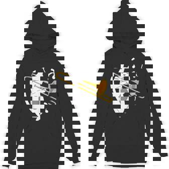 トロンボーン奏者 猫 トロンボーン奏者 音楽好き パーカー - Kawaiitshirt