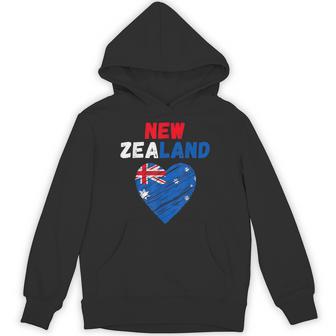 ニュージーランド国旗 ホリデーハート ニュージーランド国旗 パーカー - Kawaiitshirt