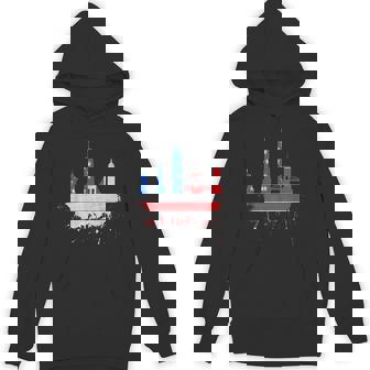 ニューヨーク・スカイライン 星条旗 アメリカ国旗アート Love Ny パーカー - Kawaiitshirt