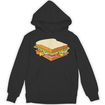 ハム&チーズサンドイッチ パーカー - Kawaiitshirt