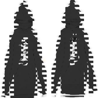 バスクラリネットを弾くサングラスをかけた面白い猫 パーカー - Kawaiitshirt