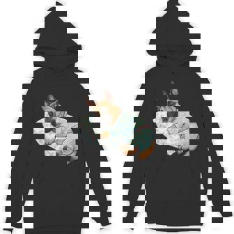 パジャマで寝ているかわいいベルギーのマリノア犬就寝アート 長袖tシャツ パーカー - Kawaiitshirt